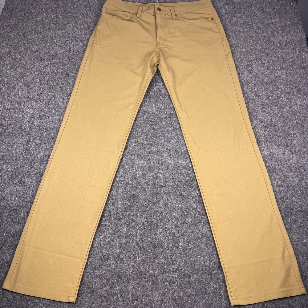 Levi's 511 Pants Mens 34x34 Slim Fit Stretch Engineered for Movement Khaki Beige